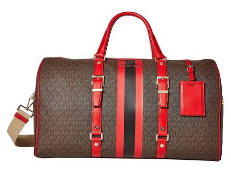 michael kors leather travel duffle price|michael kors travel bag outlet.